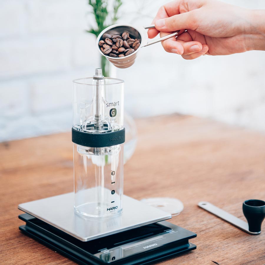 Coffee Mill "Smart G" 24g clear